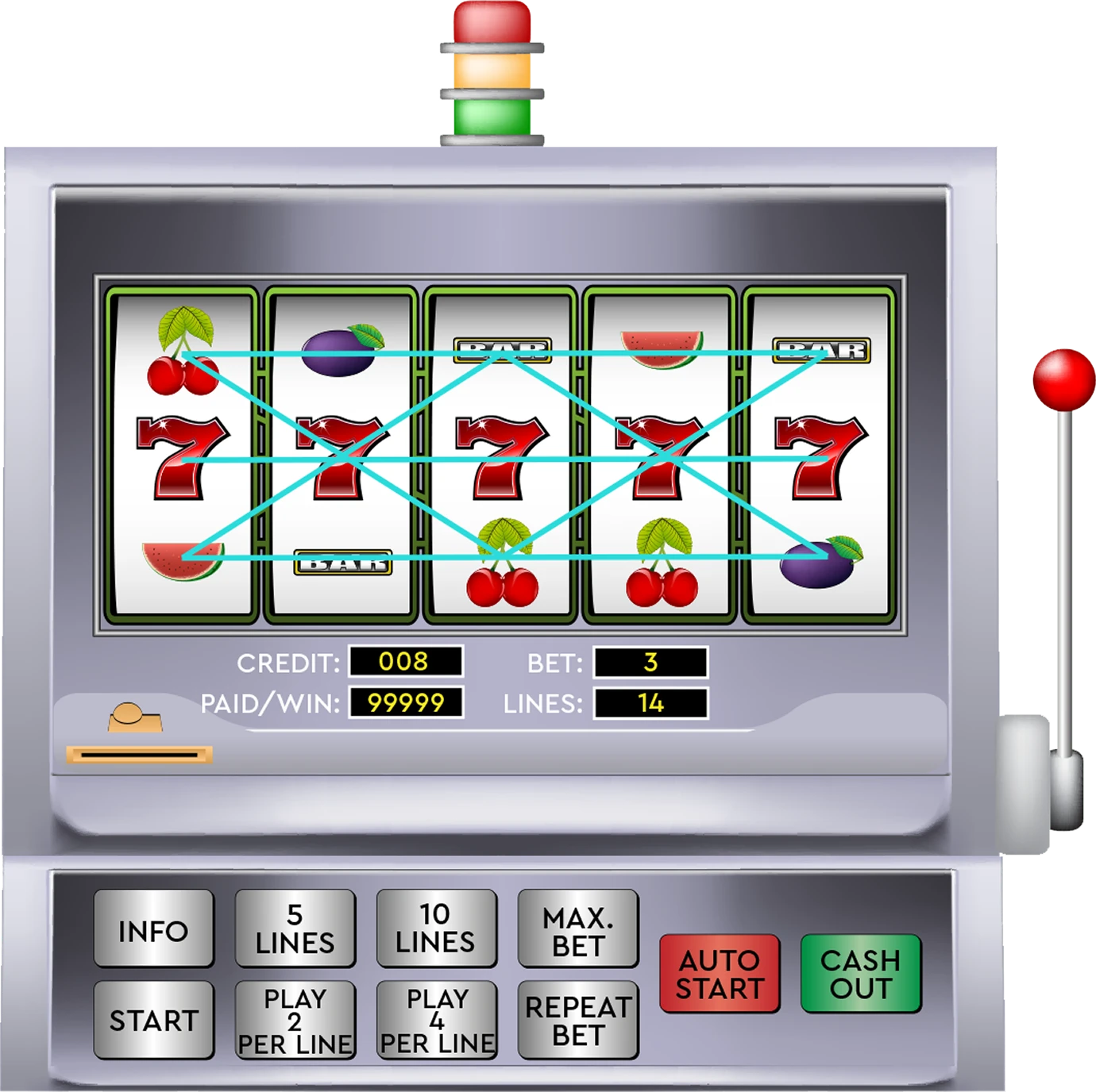Spielautomat: Illustration